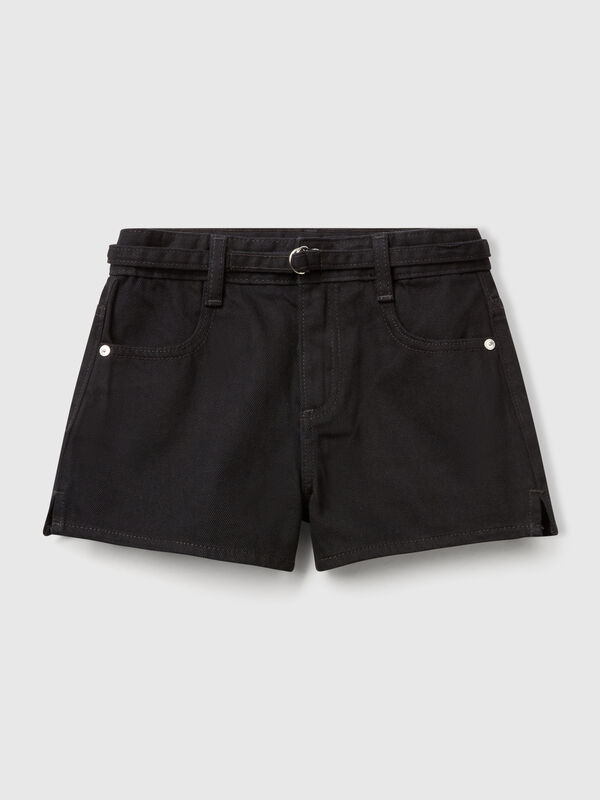 pantalones cortos con cinturón Niña