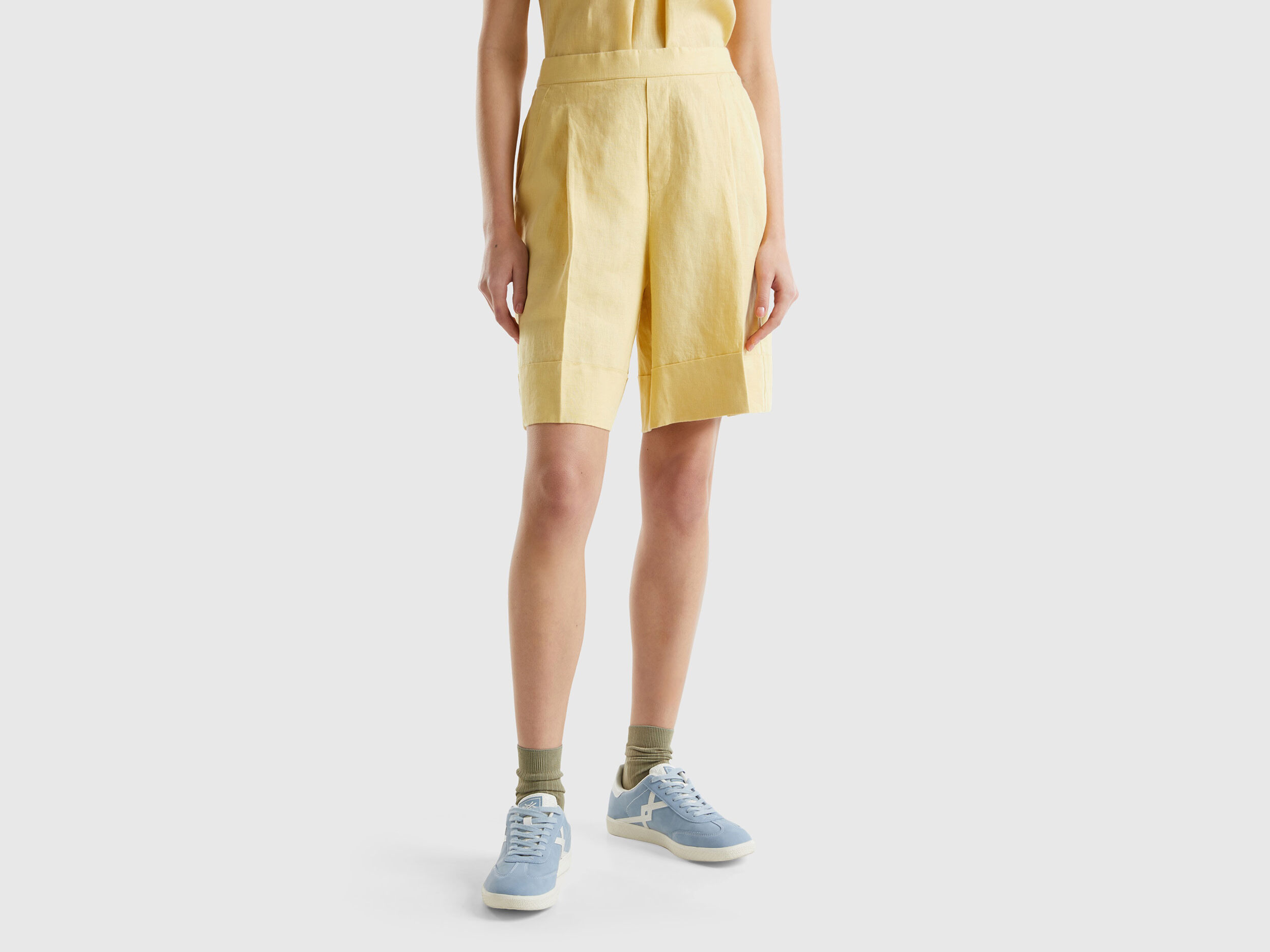 Bermudas benetton mujer deals