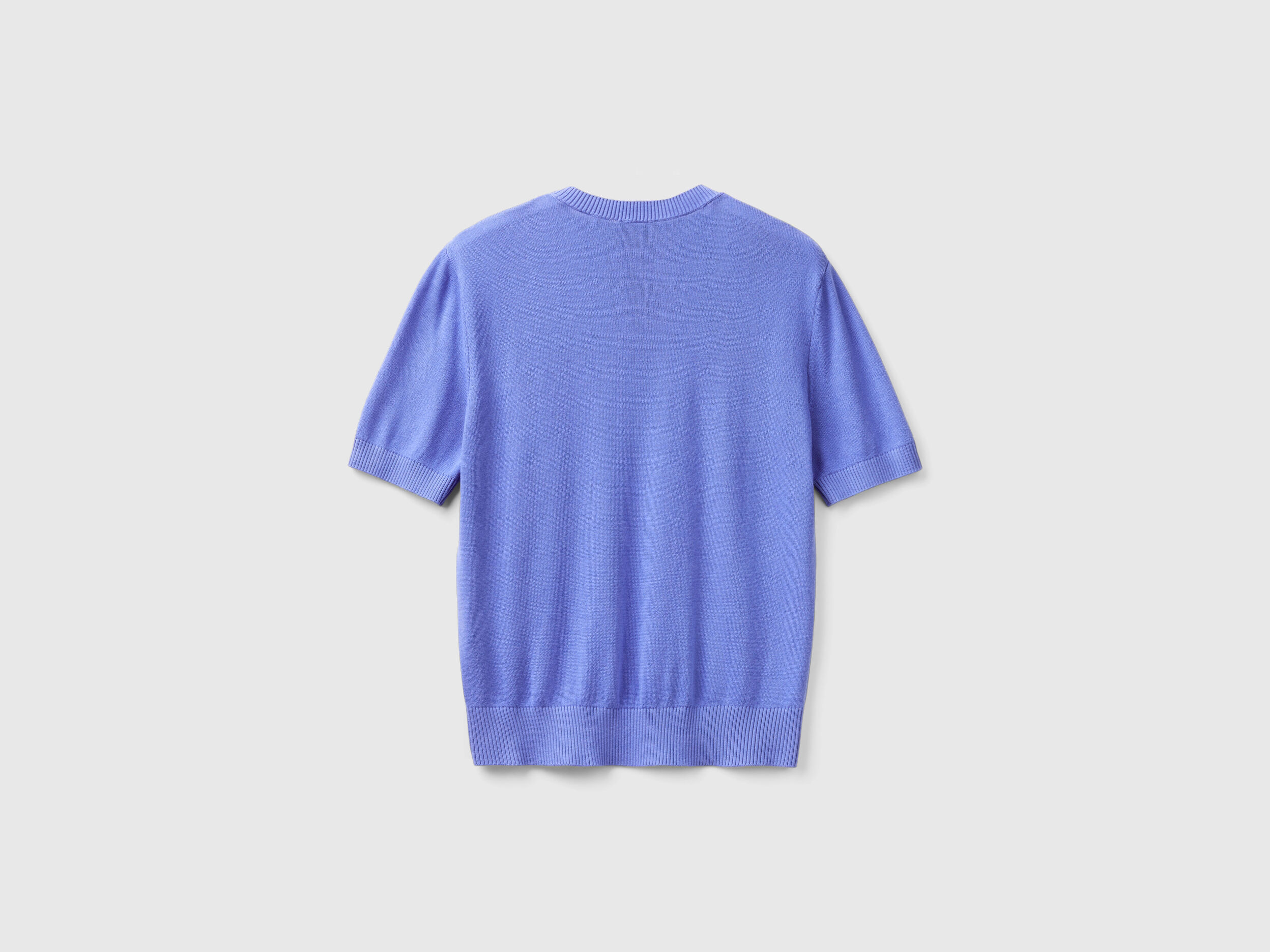 Short sleeve sweater - Periwinkle | Benetton
