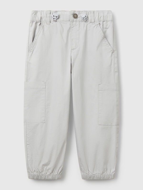 Parachute trousers in stretch cotton Junior Boy