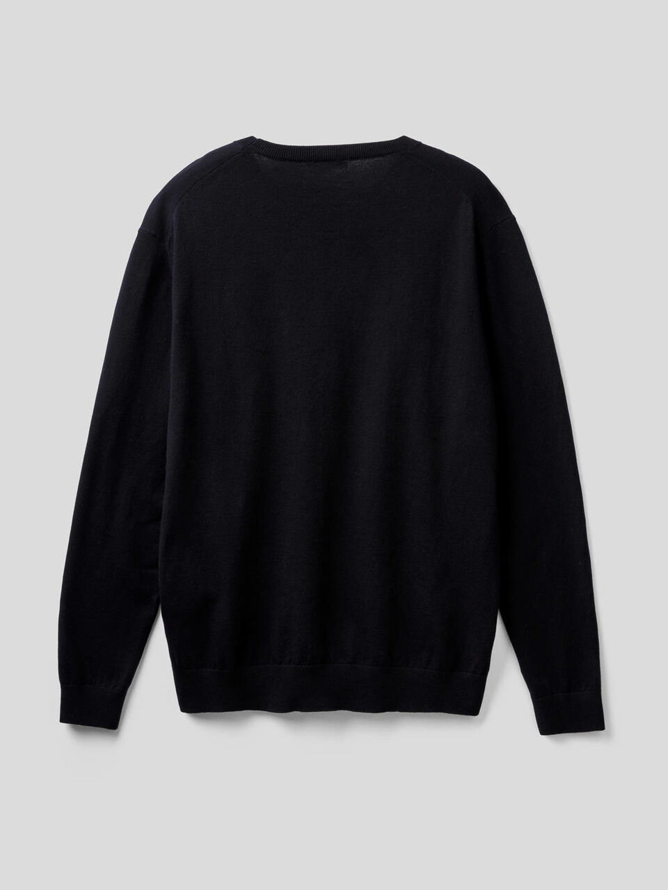 Crew neck sweater in cotton blend image number null