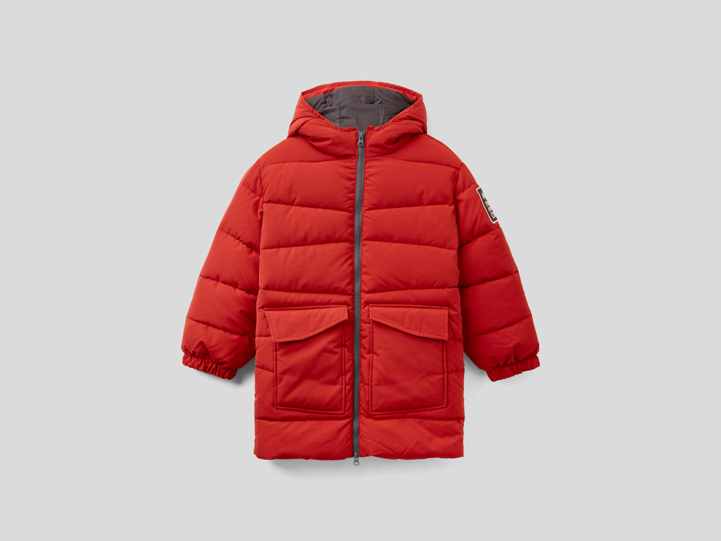 Benetton longline duvet hotsell jacket with hood