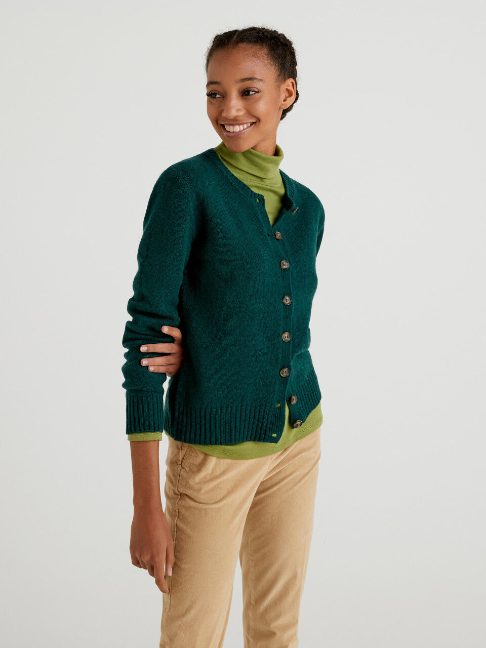 Shetland Wool Iconic Knitwear Women 2024 Benetton
