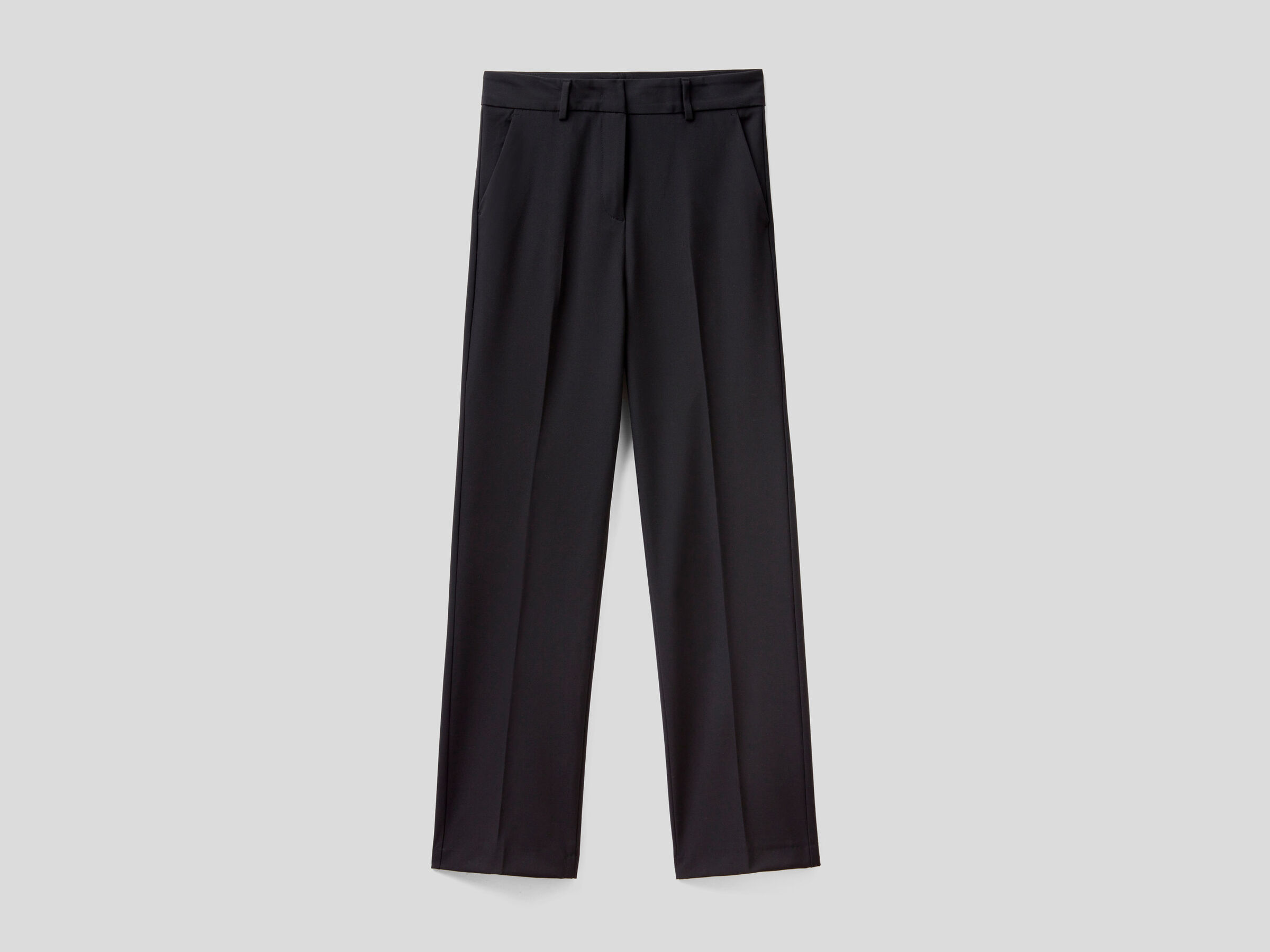 Straight leg stretch trousers image number 4