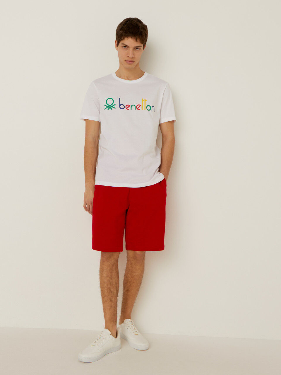 United Colors of Benetton Bermuda Pantalones Cortos para Hombre Z6ERJ 