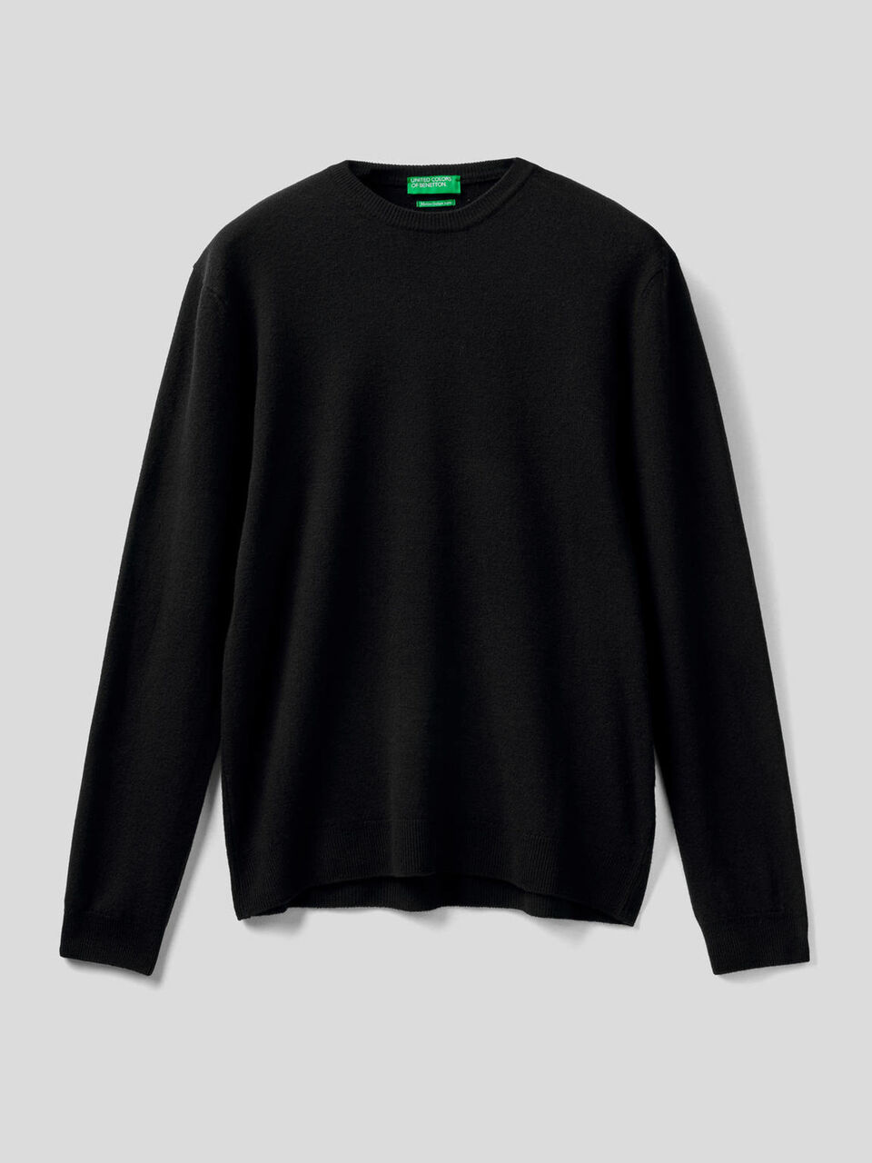 Crew neck sweater in pure virgin wool image number 1