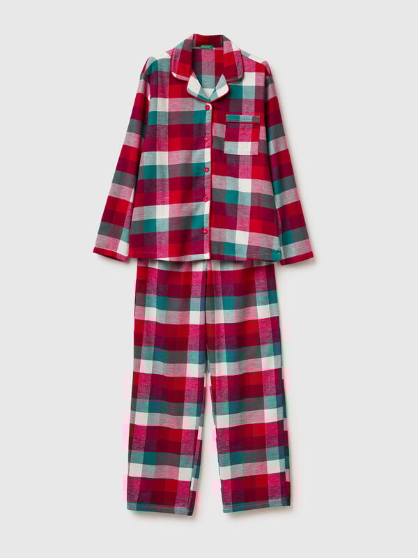 Flannel Christmas tartan pyjamas Women