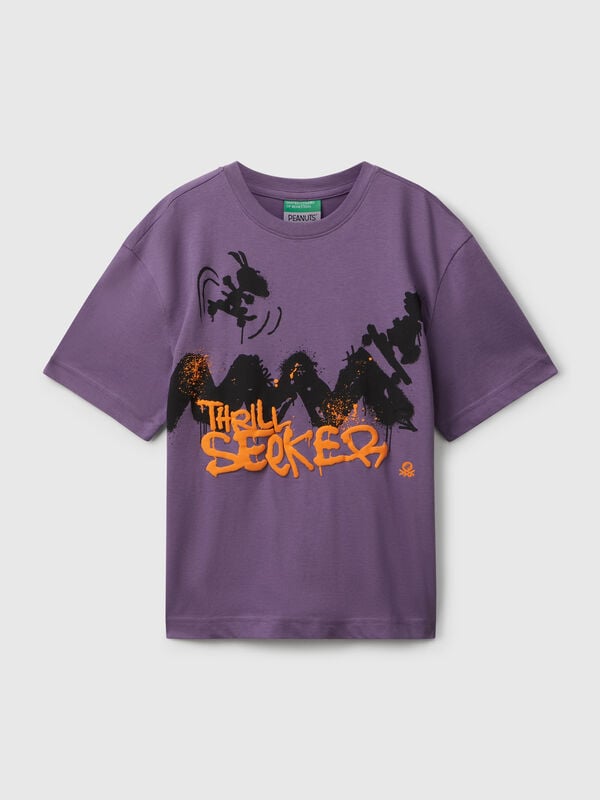 ©Peanuts graffiti print t-shirt  Junior Boy