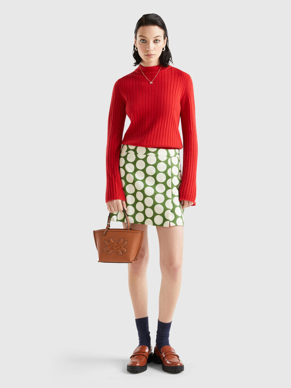 Minifalda de lunares