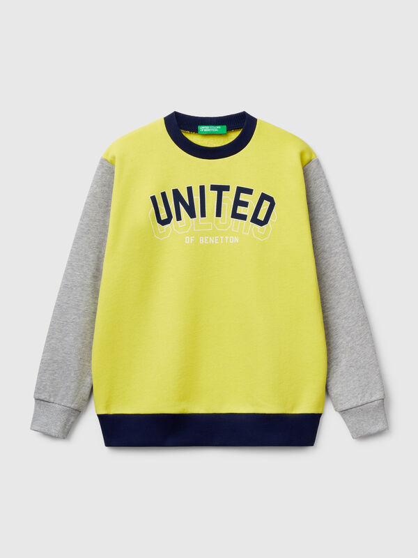Sudadera de 100 % algodón con estampado Niño
