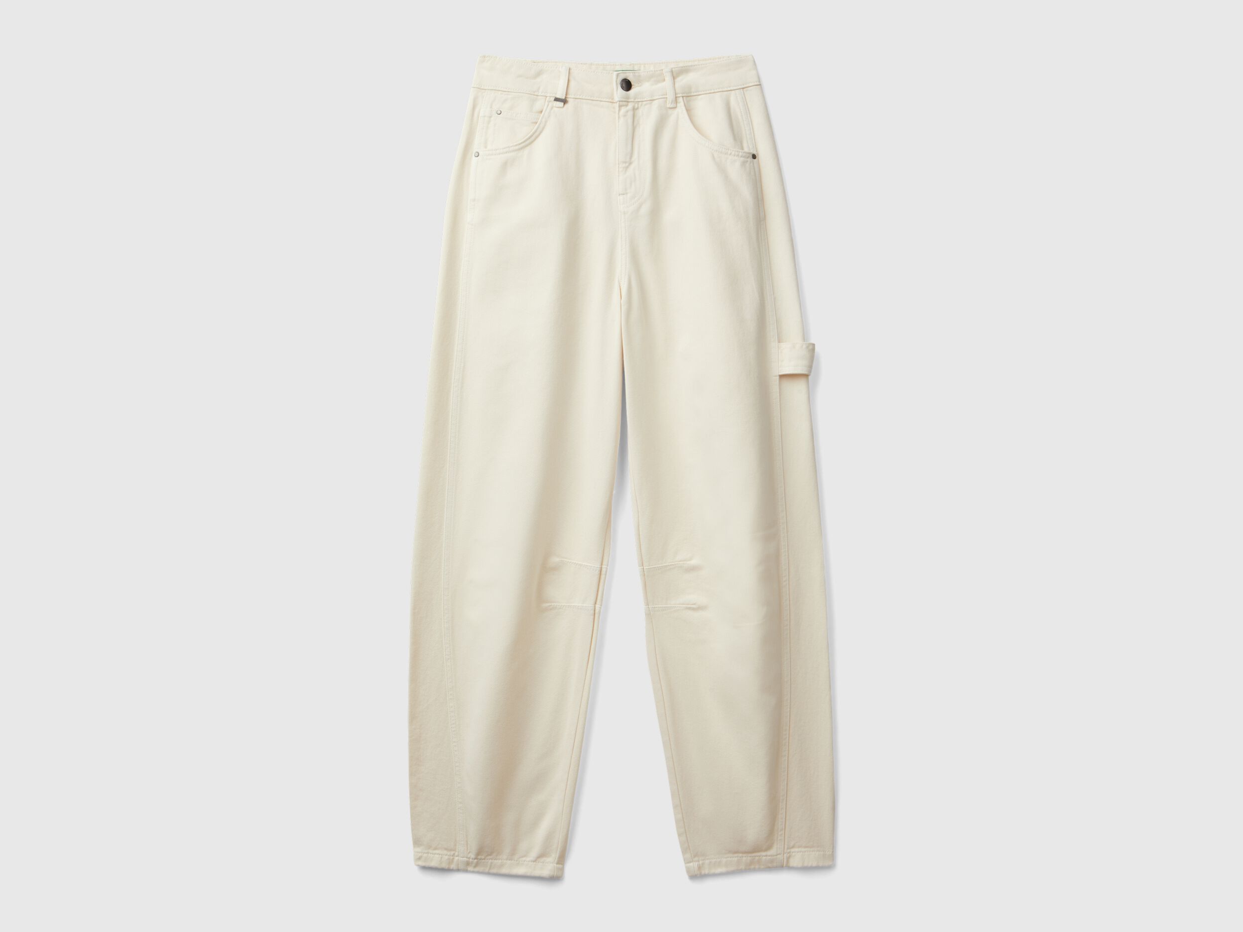 開店記念セール！ Baggy fit Benetton | White Creamy - trousers パンツ