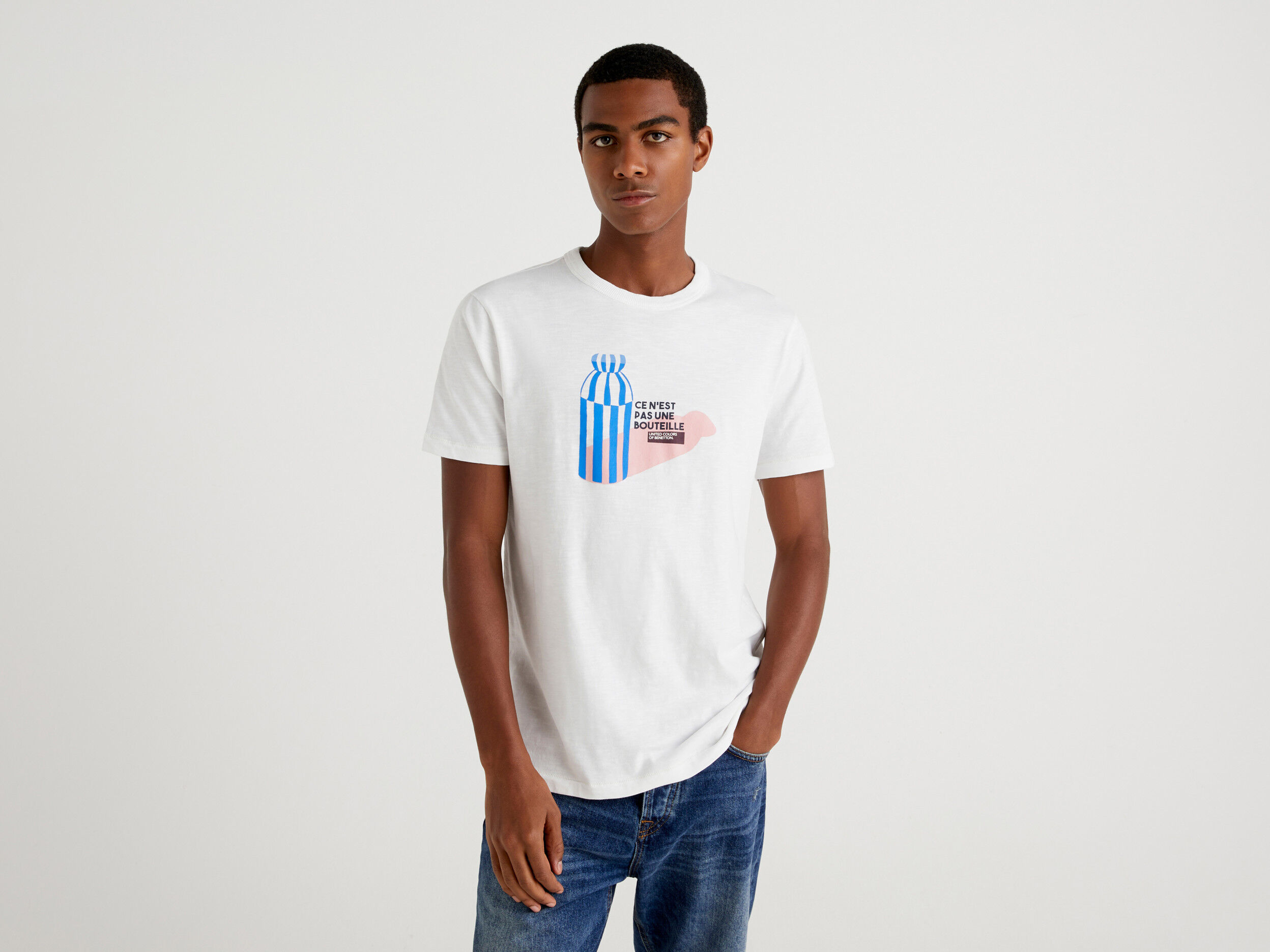 Tee shirt on sale bouteille