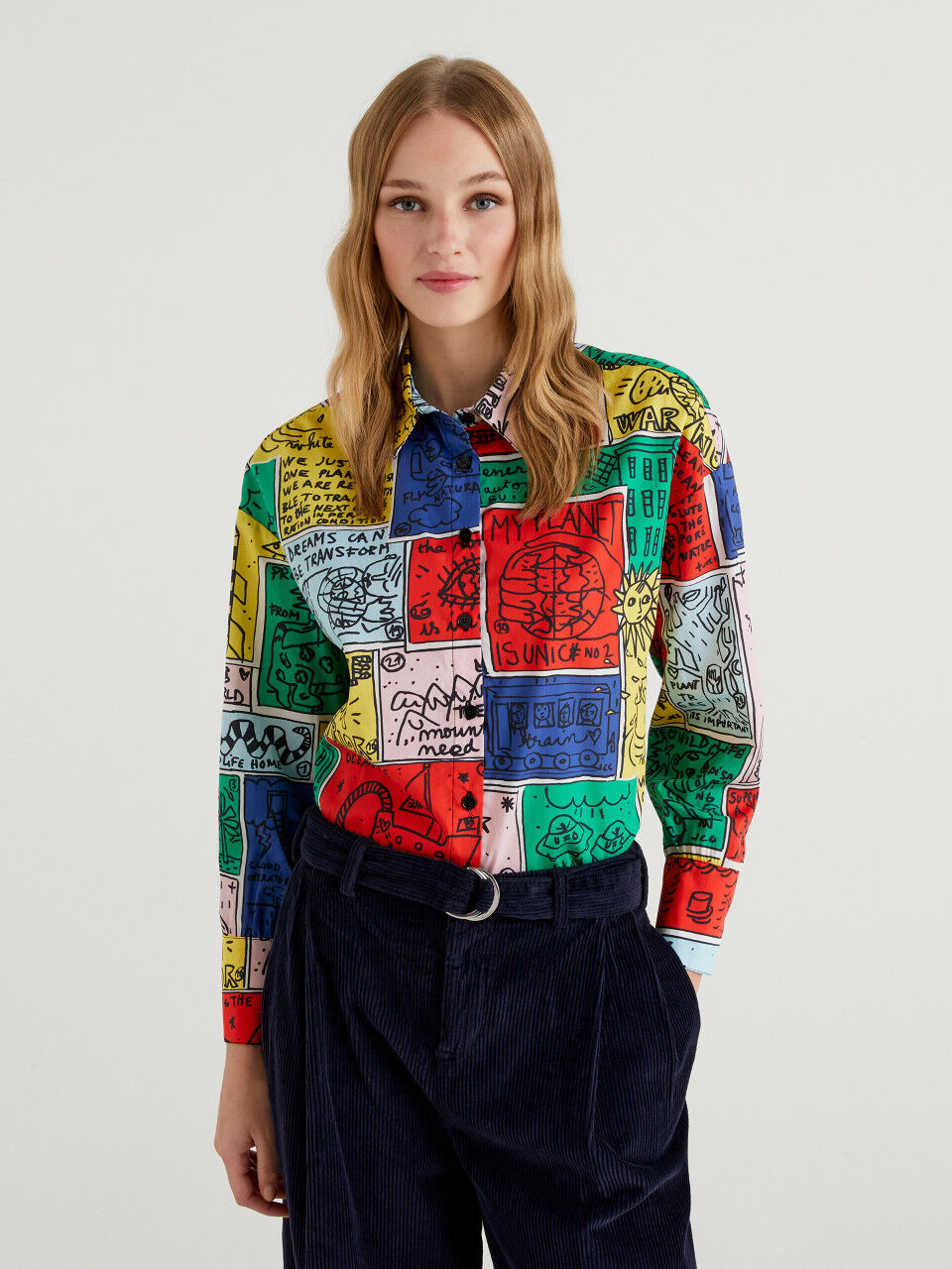 Camisas mujer benetton deals
