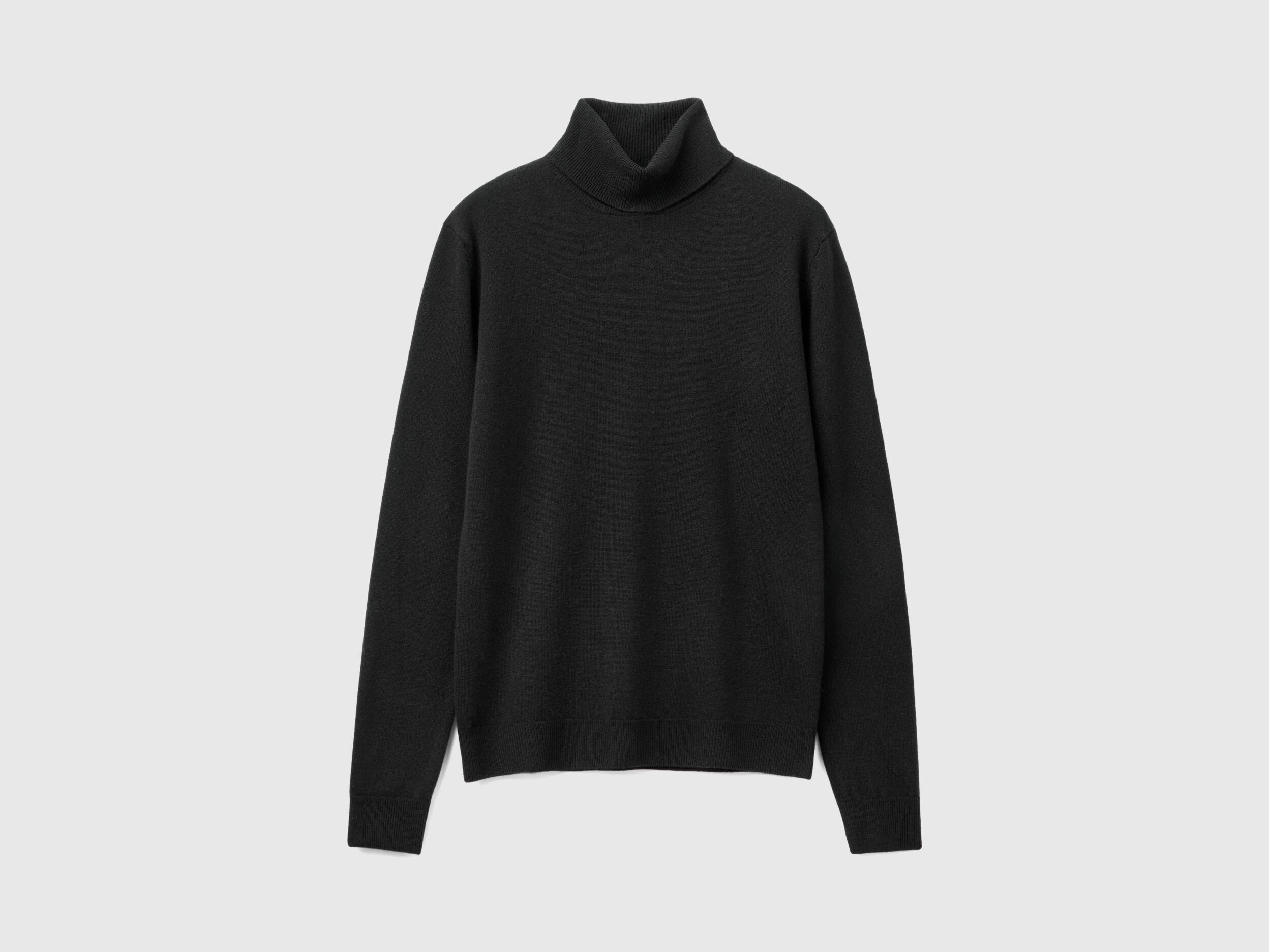 Wool black sweater on sale