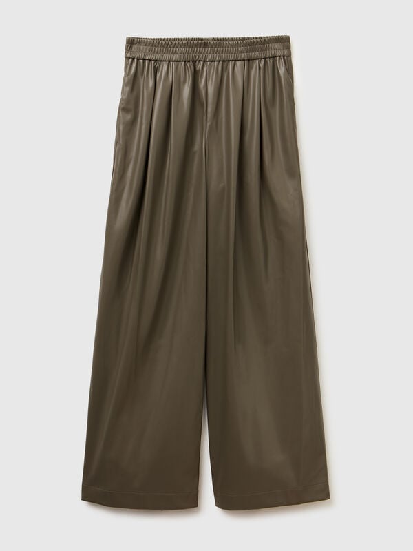 Pantalones de tejido revestido Pantalones de tejido revestido Mujer