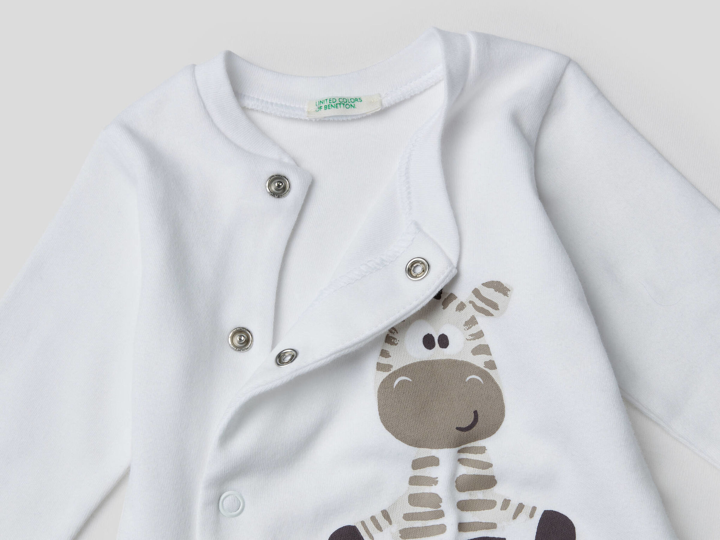 Onesie in organic cotton with print image number null