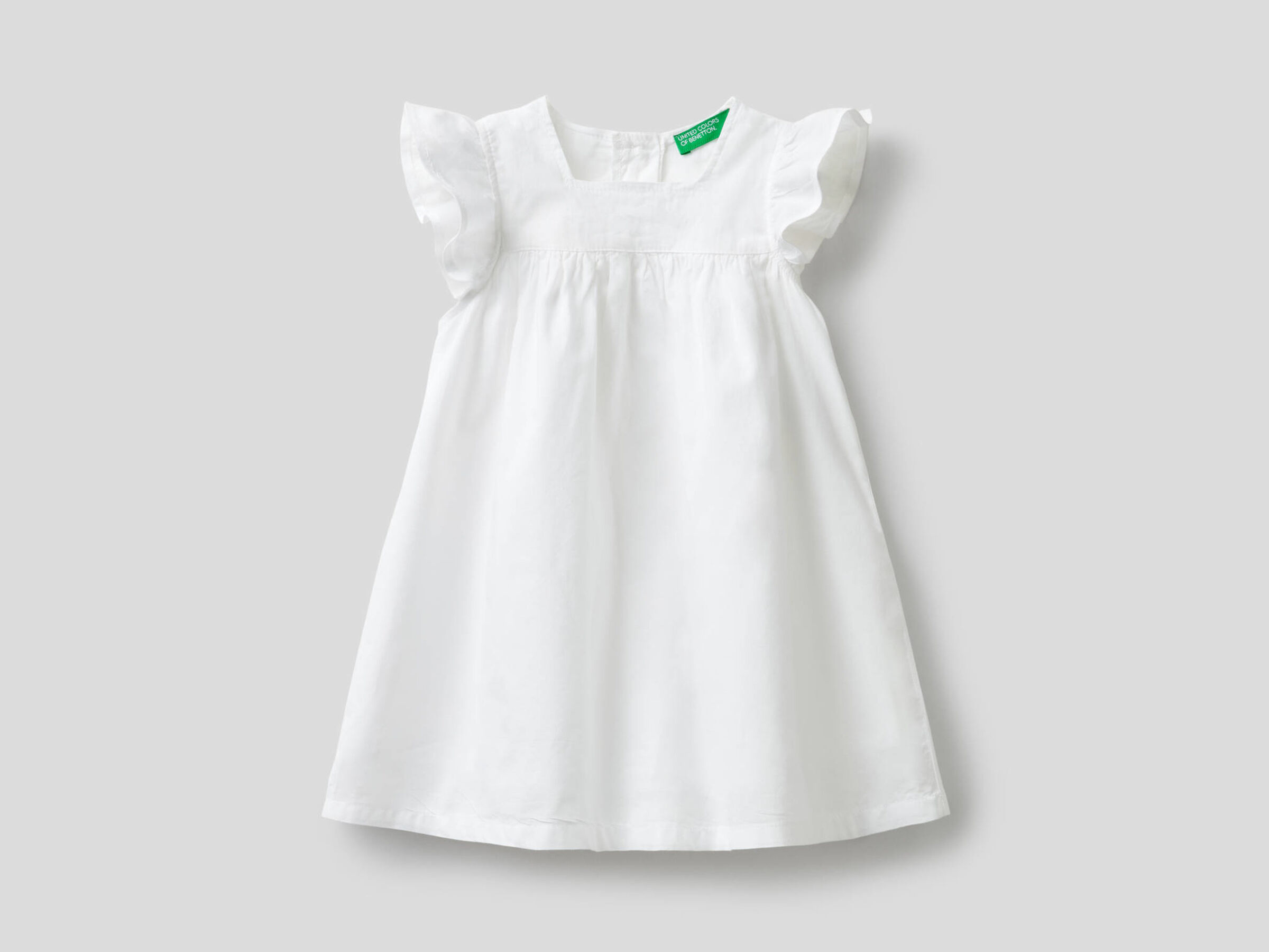 Wide dress in 100% cotton image number null
