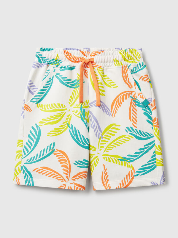 Bermudas with tropical print Junior Boy