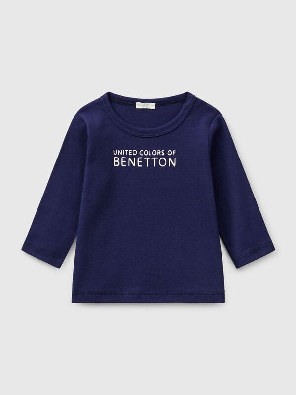 Long sleeve cotton t-shirt New Born (0-18 months)