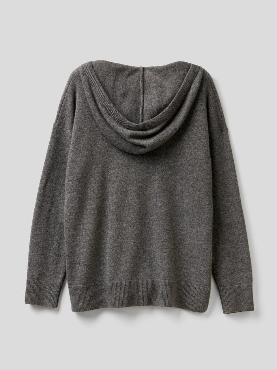 Pure cashmere sweater with hood image number 2