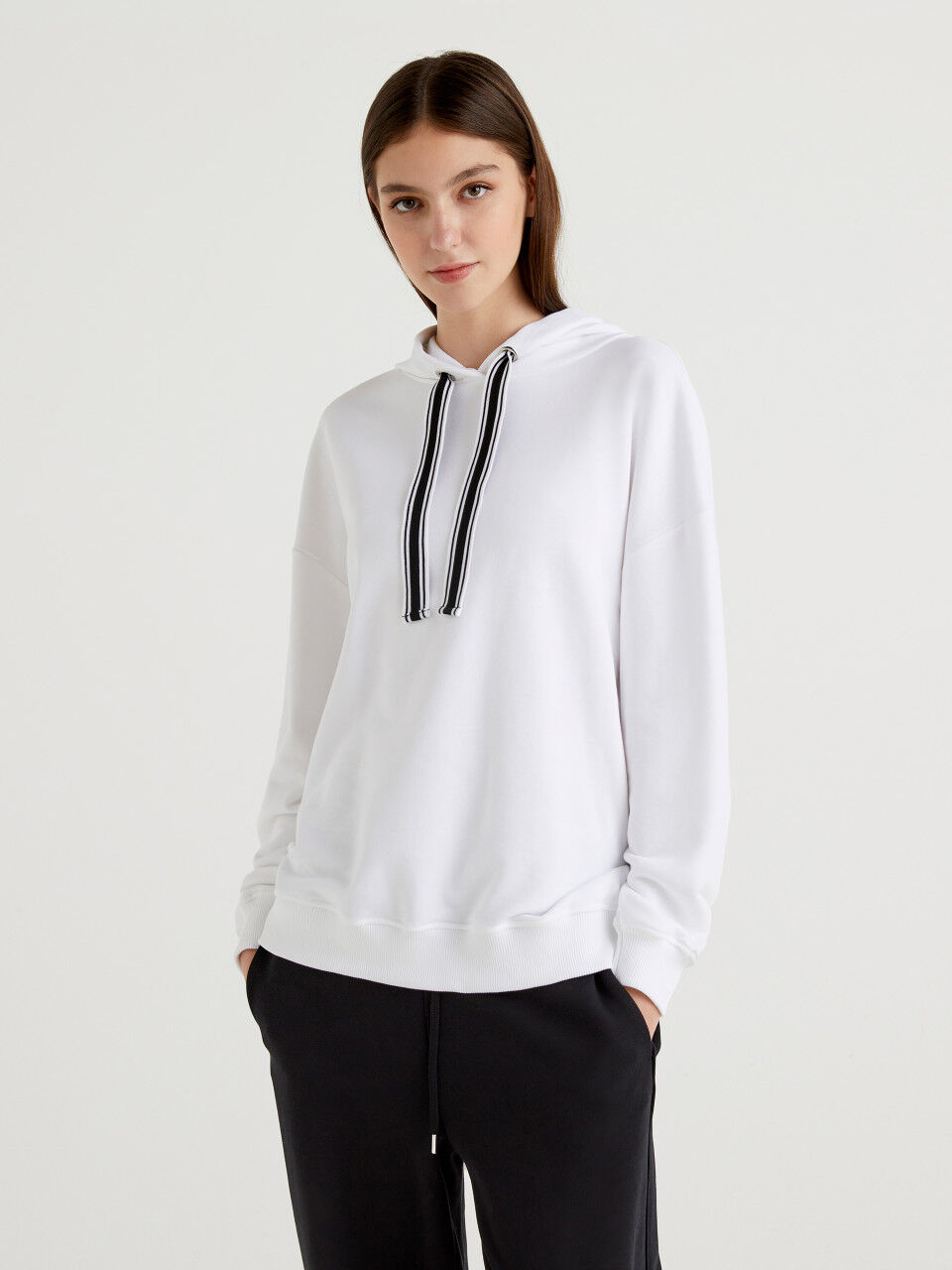 Benetton outlet hoodie women's