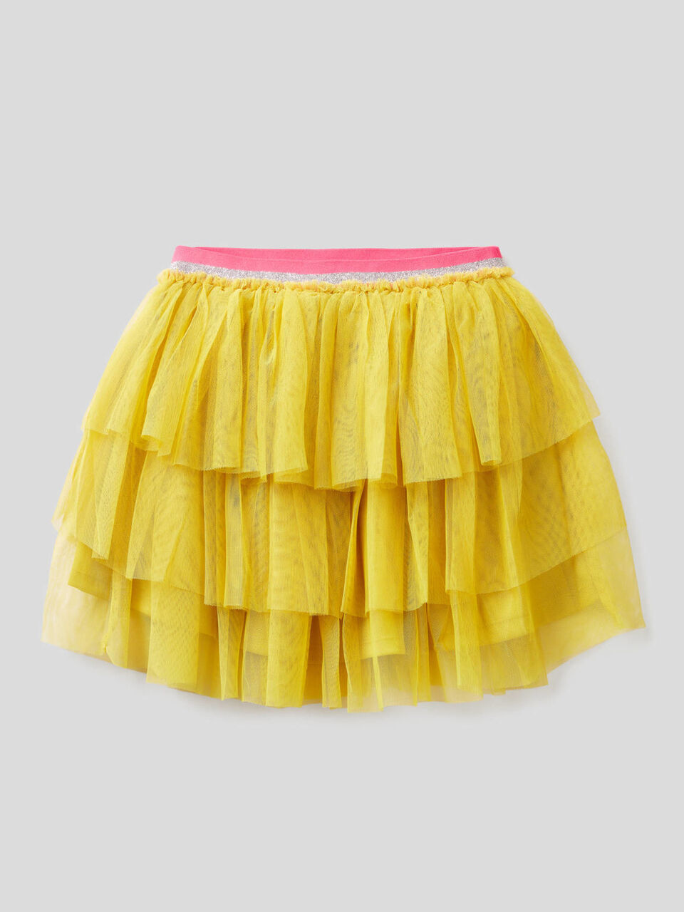 Skirt with frills in tulle image number 1