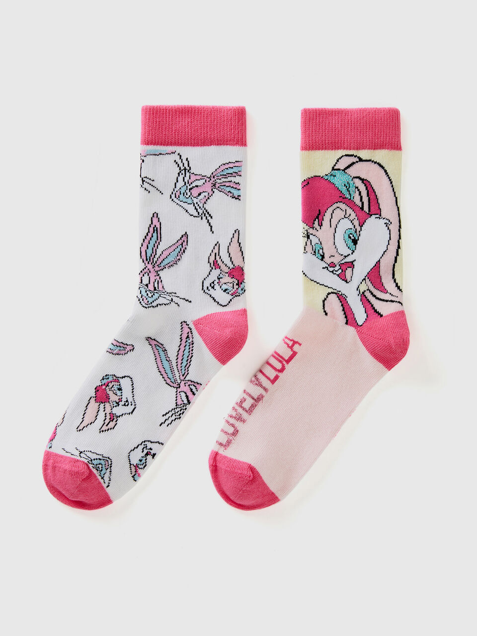 Bugs Bunny & Lola socks - Pink