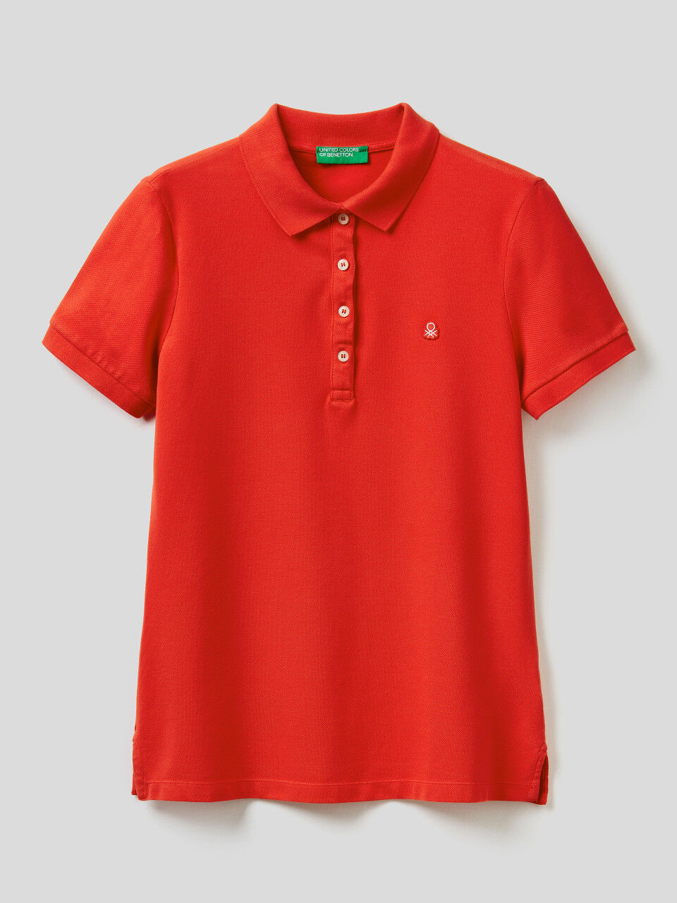 Polo Aus Reinem Shetland-wolltrikot Polos & Longsleeves Poloshirts United Colors of Benetton Damen Kleidung Tops & T-Shirts T-Shirts 