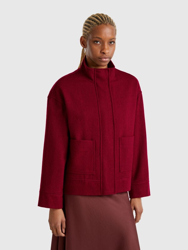 Jacket in wool blend Women