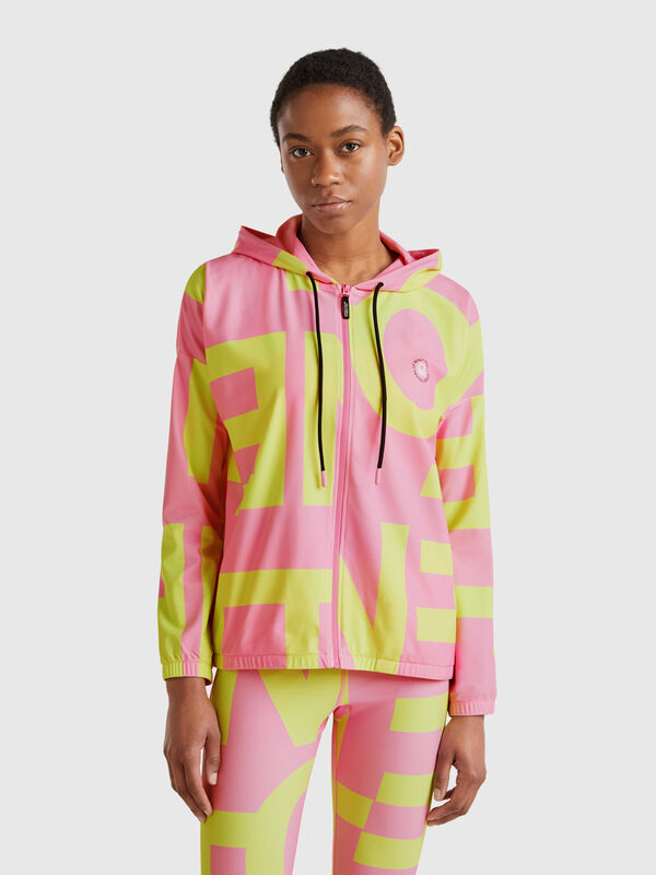 Sporty sweatshirt with logo print Women