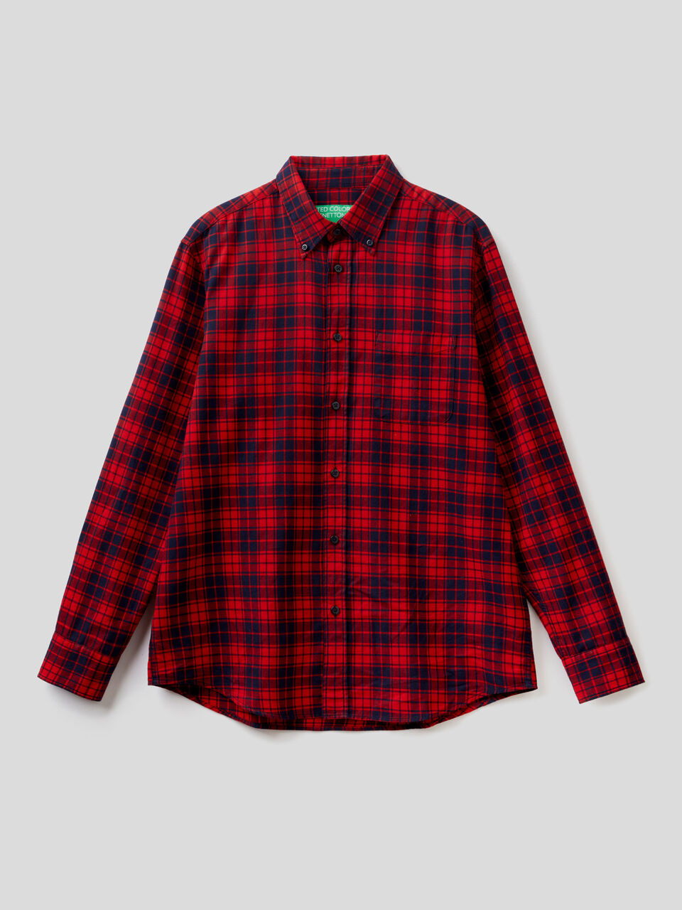 Camisa de franela de cuadros image number 1