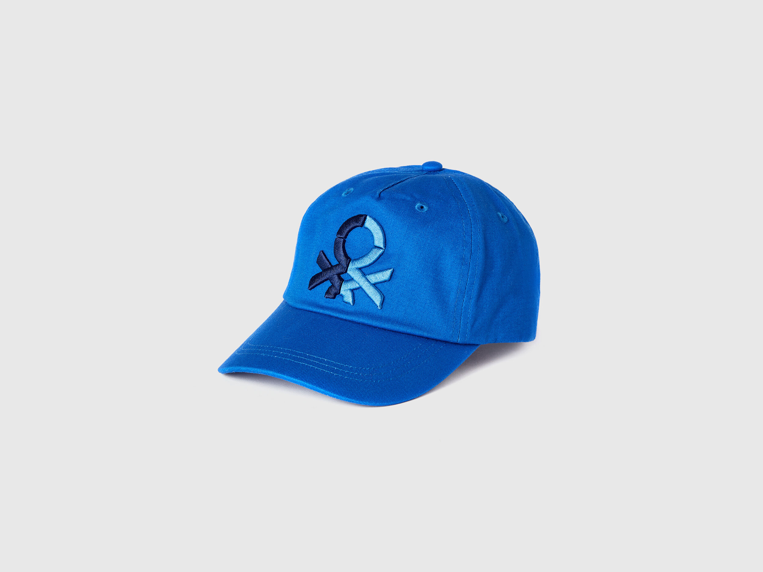 Baseball cap with logo - Bright Blue | Benetton