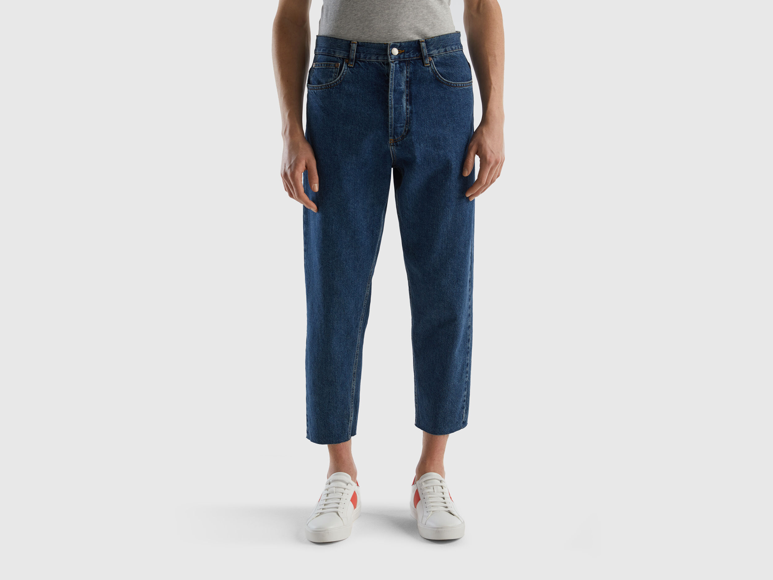 Loose online cropped jeans