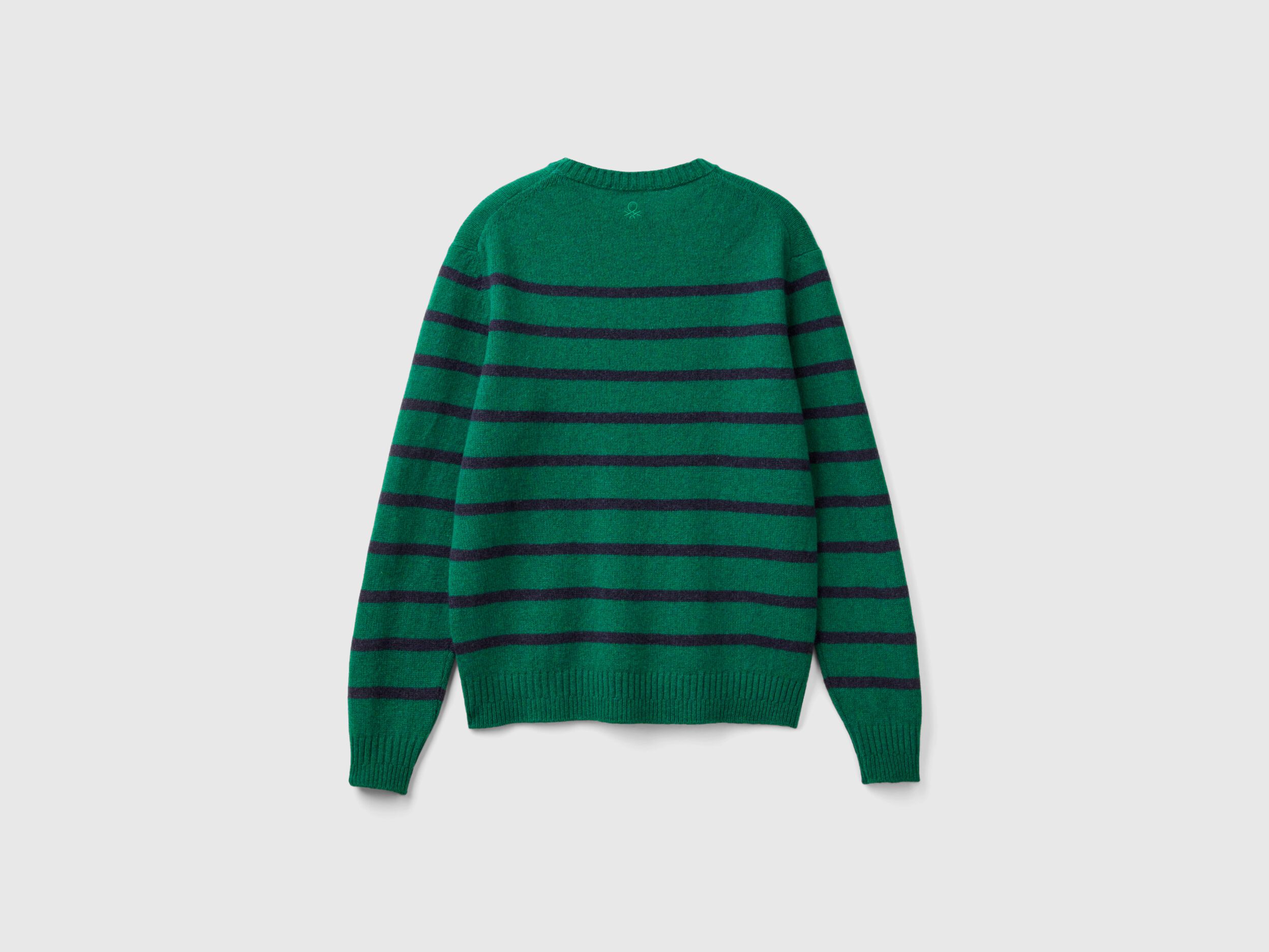 商品画像：Sweater in Shetland wool - Gray | Benetton 3