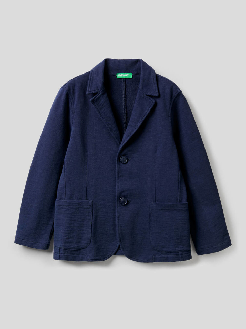 Blazer in pure sweat cotton image number null