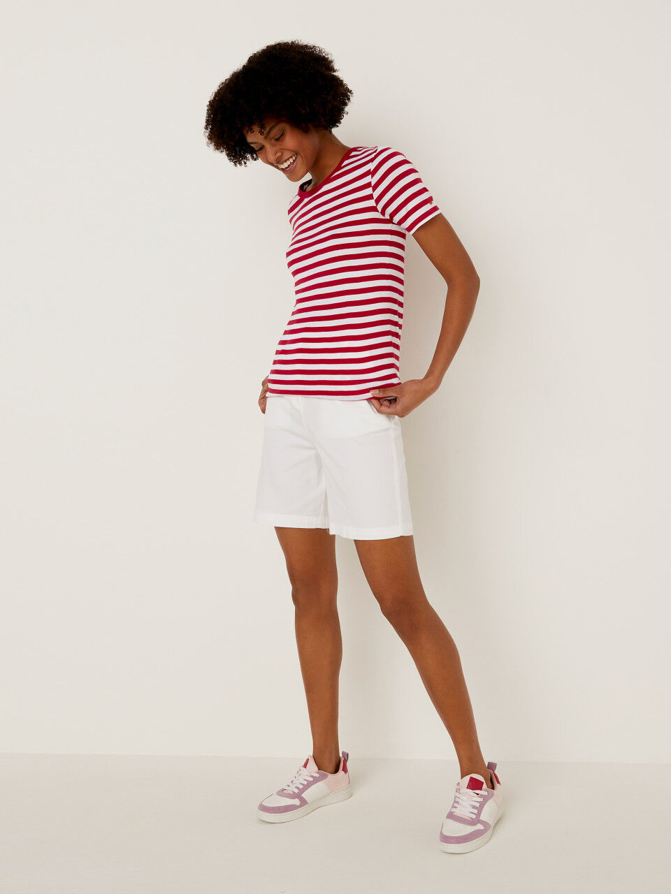 Pantalones cortos mujer benetton deals
