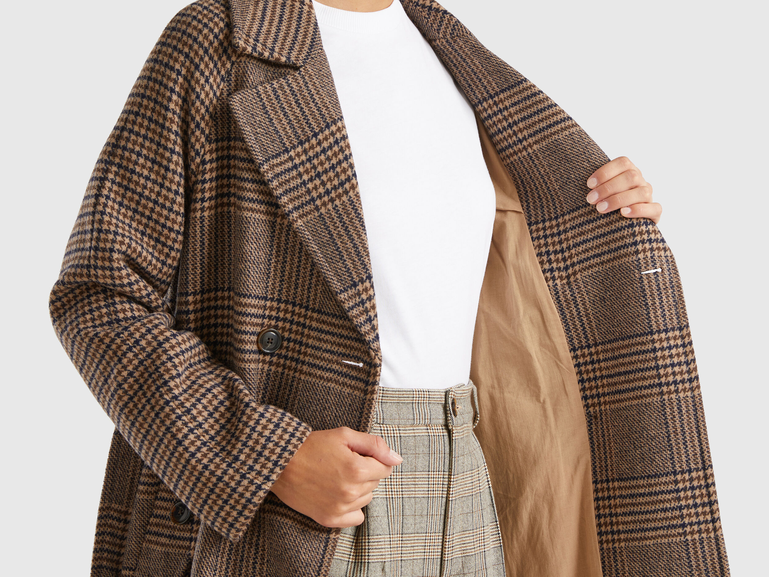 Prince of wales coat womens store