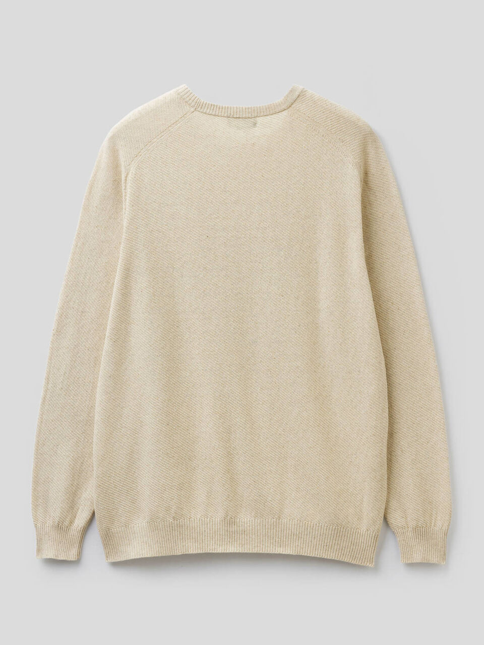 Sweater in linen blend cotton image number 2