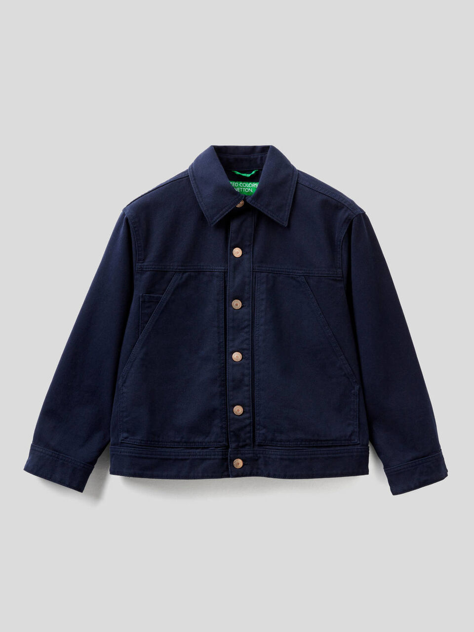100% cotton denim jacket image number 1