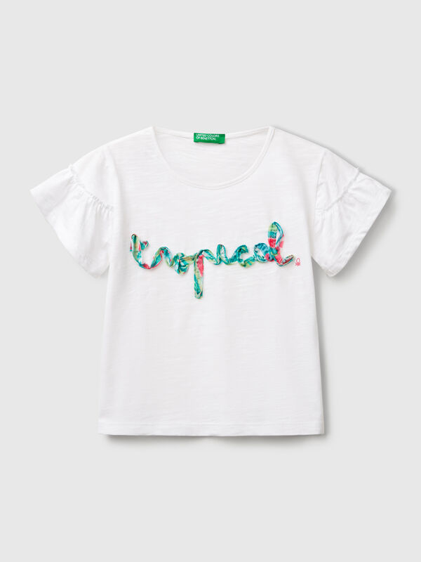 Camiseta con aplicación Niña