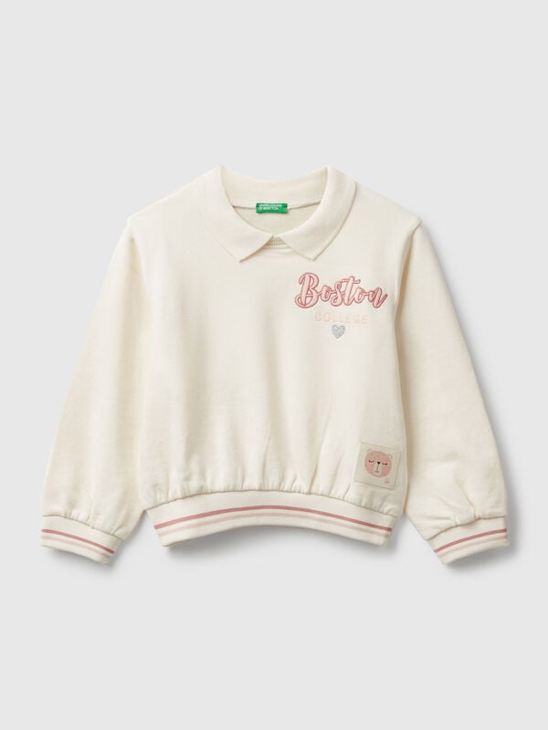 Sweatshirt with collar Junior Girl