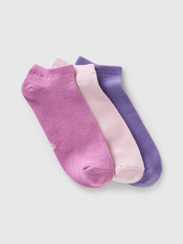Three pairs of short socks