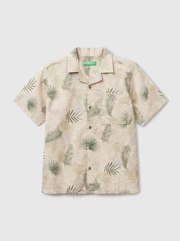 Camisa estampado tropical Niño