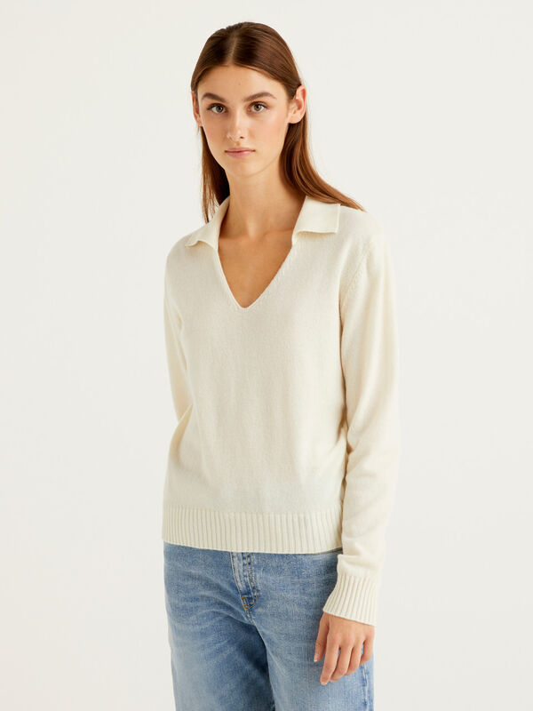 Polo in wool and cashmere Women