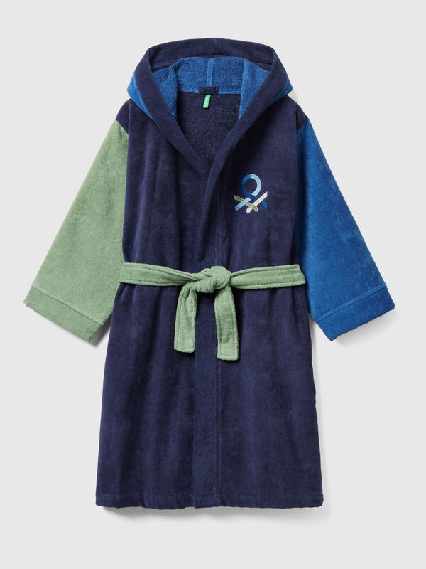 Color block bathrobe Junior Boy
