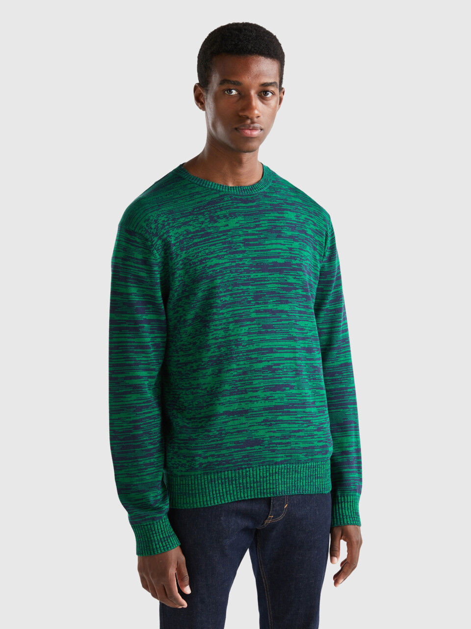Green long sleeve hot sale sweater