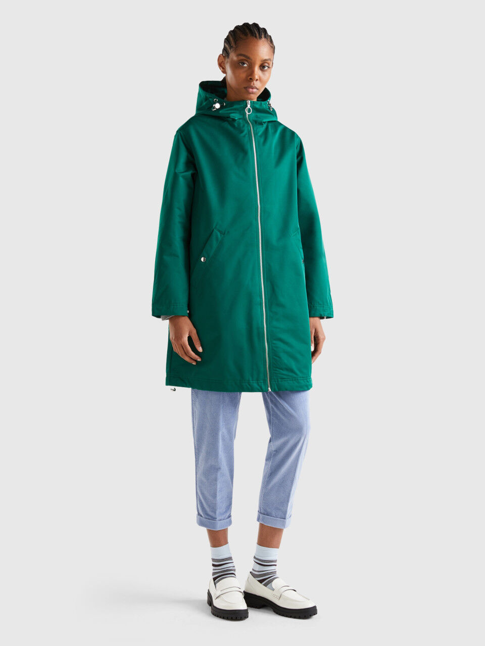 Chamarra benetton mujer online