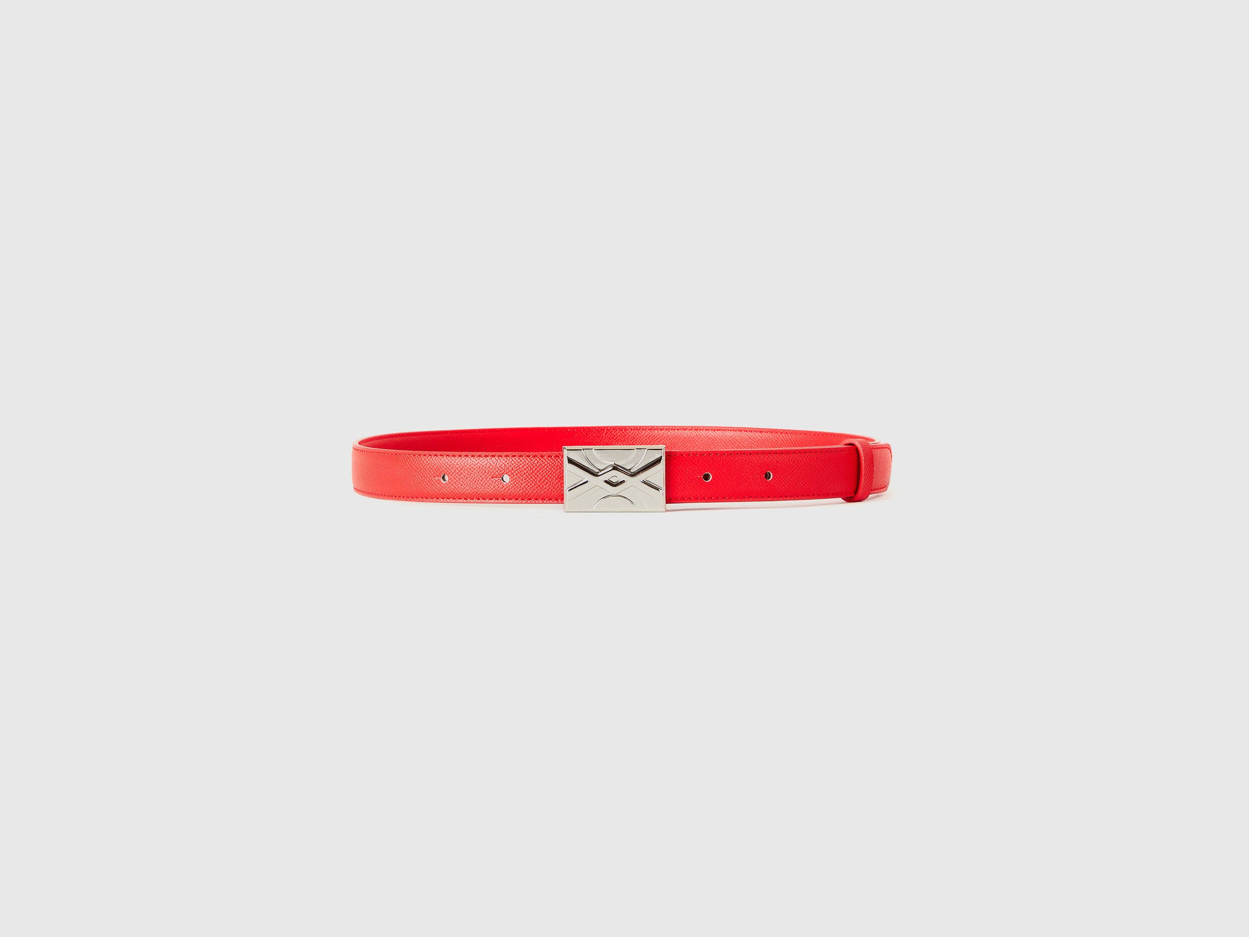 Red thin belt Red Benetton