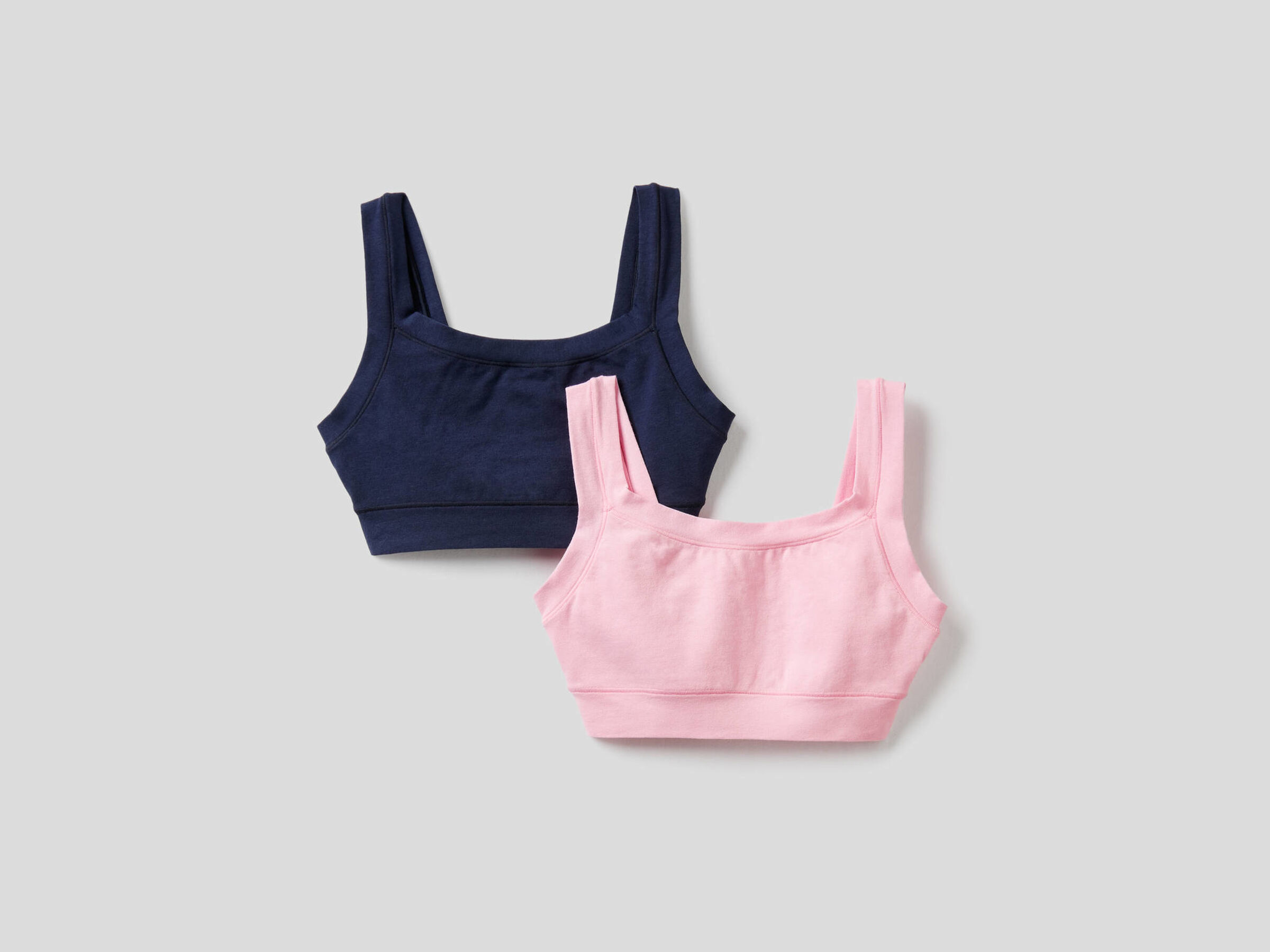 Two bras in long fiber cotton image number null