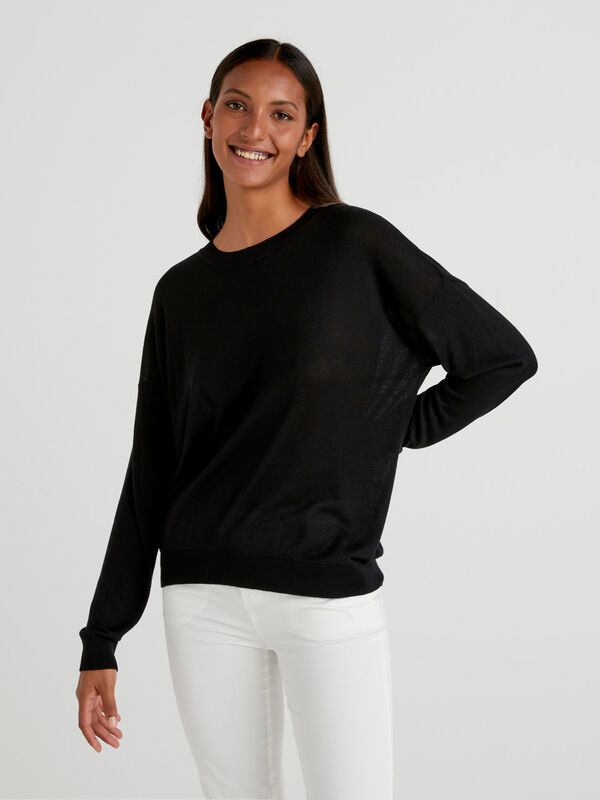 Relaxed boxy fit sweater Women